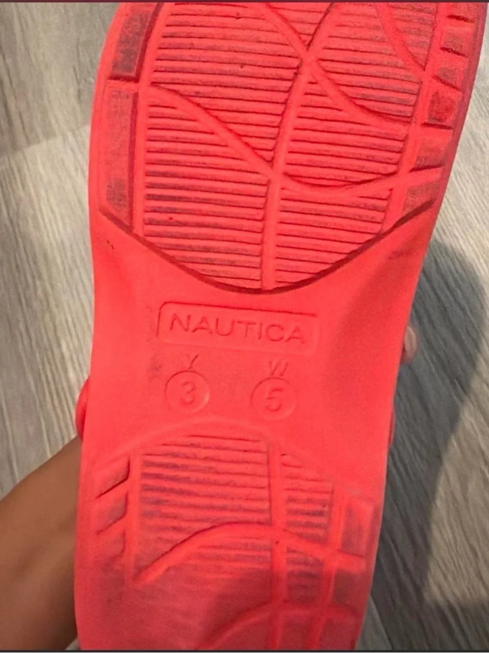 Nautica Kids Bright Red Slip-On Clogs with Heel Strap